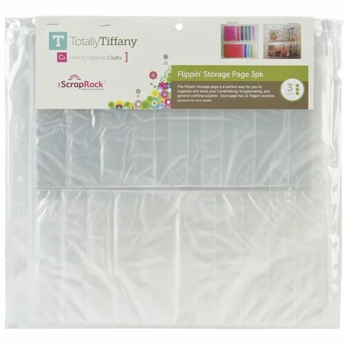 Totally Tiffany - ScrapRack Collection - Flippin Storage Page - 3 Pack