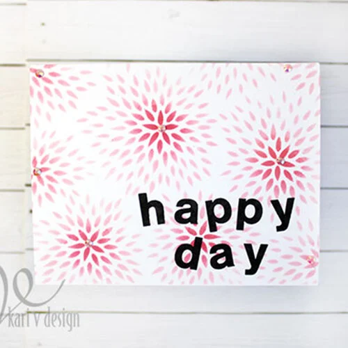 Scrapbook.com - Stencils - Mums - 6x8 6 Scrapbook.com - Stencils - Mums - 6x8