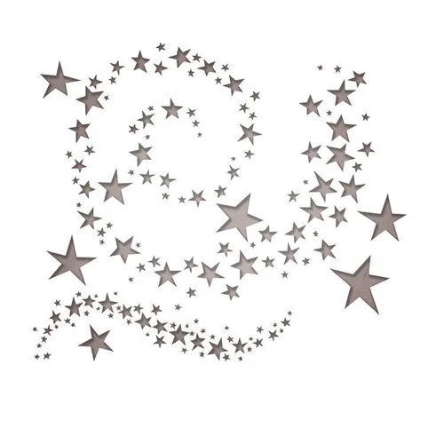 Sizzix - Tim Holtz - Alterations Collection - Thinlits Dies - Swirling Stars 1 Sizzix - Tim Holtz - Alterations Collection - Thinlits Dies - Swirling Stars