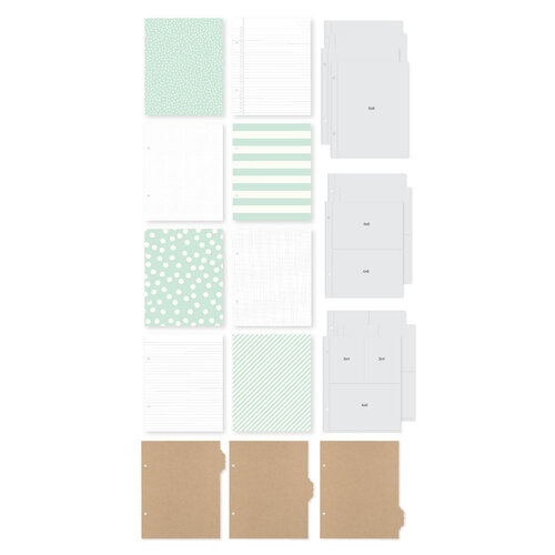 Simple Stories - SNAP Studio Collection - Binder - Robin's Egg
