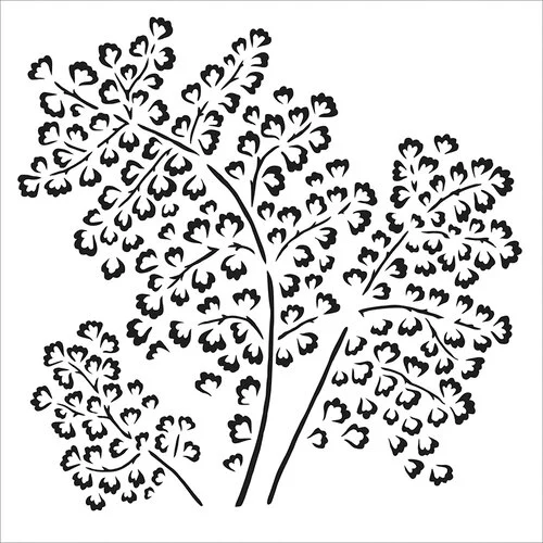 The Crafter's Workshop - 6 x 6 Stencils - Maidenhair Fern 1 The Crafter's Workshop - 6 x 6 Stencils - Maidenhair Fern
