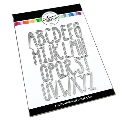 Catherine Pooler Designs - Simple Accents Collection - Dies - Slim Alphabet 1 Catherine Pooler Designs - Simple Accents Collection - Dies - Slim Alphabet