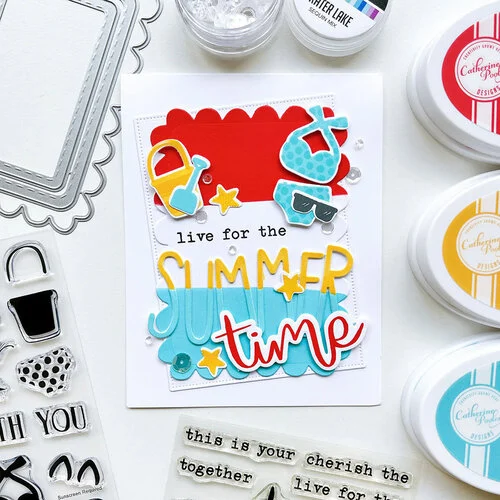 Catherine Pooler Designs - Simple Accents Collection - Dies - Slim Alphabet 7 Catherine Pooler Designs - Simple Accents Collection - Dies - Slim Alphabet