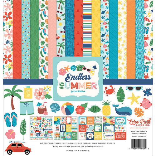 Echo Park - Endless Summer Collection - 12 x 12 Collection Kit 1 Echo Park - Endless Summer Collection - 12 x 12 Collection Kit