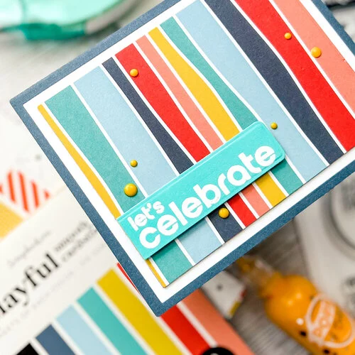 Scrapbook.com - Clear Photopolymer Stamp Set - Invitation