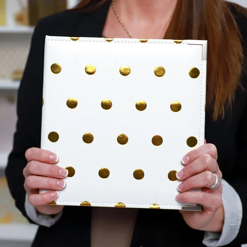 Scrapbook.com - 6x8 Album - Gold Dot 4 Scrapbook.com - 6x8 Album - Gold Dot
