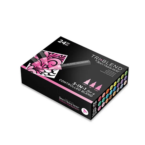 Crafter's Companion - Spectrum Noir - TriBlend Marker Set - Essential Blends 1 Crafter's Companion - Spectrum Noir - TriBlend Marker Set - Essential Blends