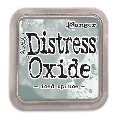 Ranger Ink - Tim Holtz - Distress Oxide Ink Pad - Iced Spruce 1 Ranger Ink - Tim Holtz - Distress Oxide Ink Pad - Iced Spruce