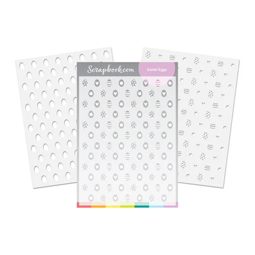 Scrapbook.com - Stencils - Layered Set - Easter Eggs - 6x8 1 Scrapbook.com - Stencils - Layered Set - Easter Eggs - 6x8