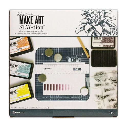 Ranger Ink - Wendy Vecchi - Make Art - Stay-tion - 7 Inch