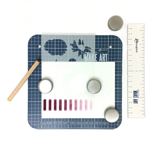 Ranger Ink - Wendy Vecchi - Make Art - Stay-tion - 7 Inch