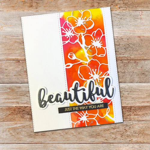 Paper Rose - Dies - Lovely Florals Blossom Border 3 Paper Rose - Dies - Lovely Florals Blossom Border