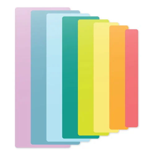 Scrapbook.com - Decorative Die Set - Nested Tall Rounded Rectangles