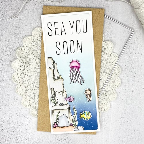 Scrapbook.com - Decorative Die Set - Nested Tall Rounded Rectangles
