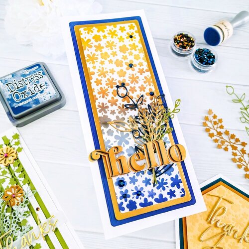 Scrapbook.com - Decorative Die Set - Nested Tall Rounded Rectangles