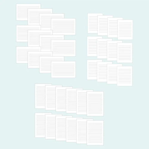 Scrapbook.com - Simple Scrapbooks - Cards - Journaling Card Bundle - 36 Pack