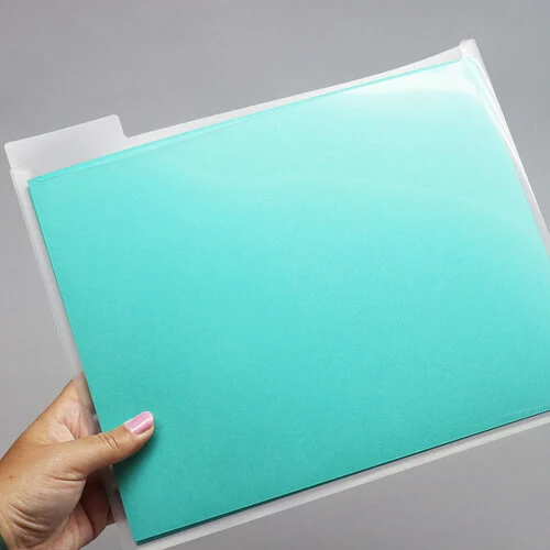 Stamp N Storage - 8.5 x 11 Paper Pocket - Long Edge Open - 15 pack