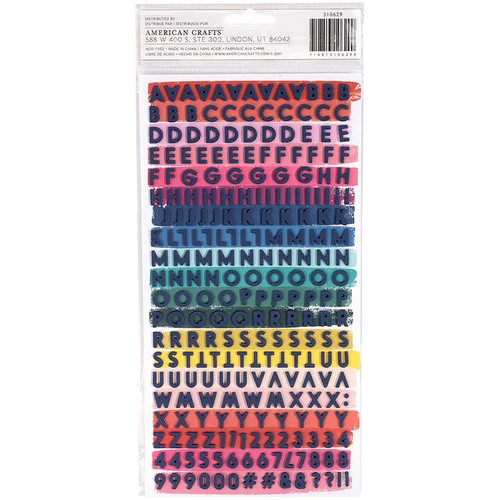 Paige Evans - Pick Me Up Collection - Thickers - Foam - Mini Alpha - Happy Life