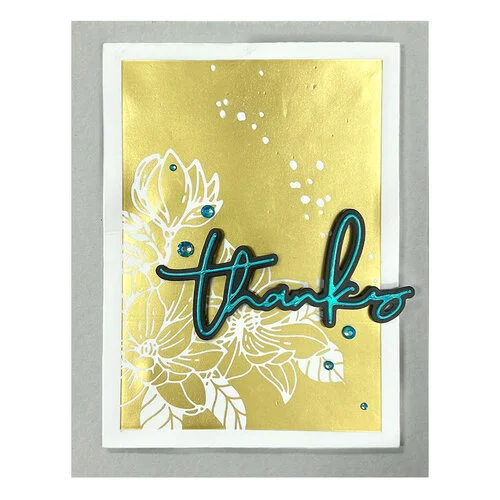 Spellbinders - Glimmer Essentials Solid Shapes Collection - Glimmer Hot Foil Plates - Solid Rectangle