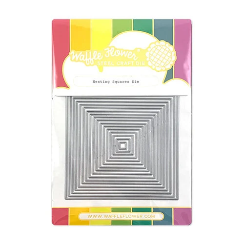 Waffle Flower Crafts - Craft Dies - Nesting Squares 1 Waffle Flower Crafts - Craft Dies - Nesting Squares