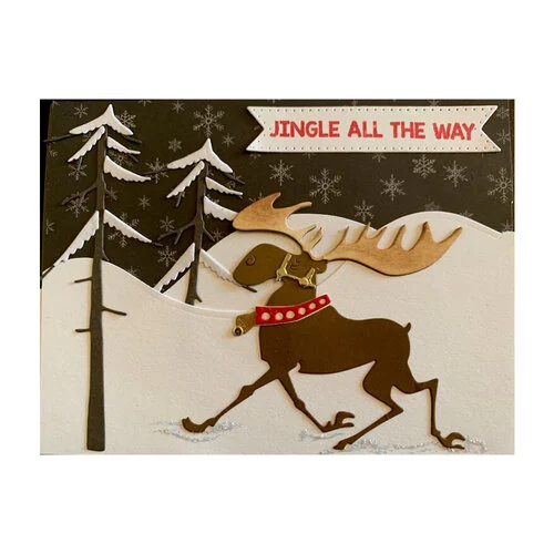 Sizzix - Tim Holtz - Alterations Collection - Thinlits Dies - Vault Merry Moose 3 Sizzix - Tim Holtz - Alterations Collection - Thinlits Dies - Vault Merry Moose