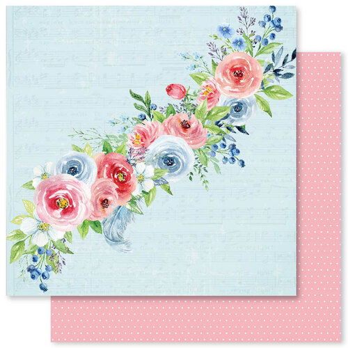 Paper Rose - 12 x 12 Collection Pack - Bluebird Song