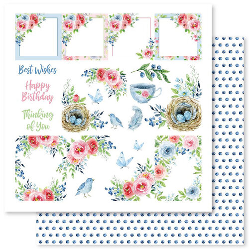 Paper Rose - 12 x 12 Collection Pack - Bluebird Song