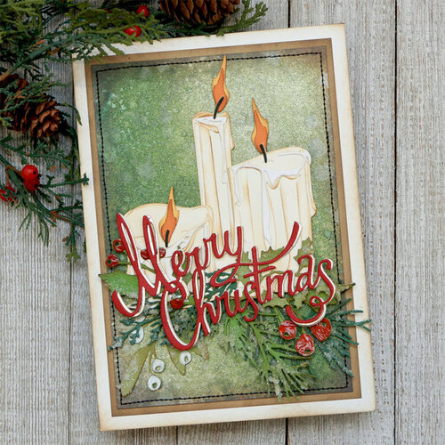 Sizzix - Tim Holtz - Thinlits Dies - Vault Christmas Ribbon