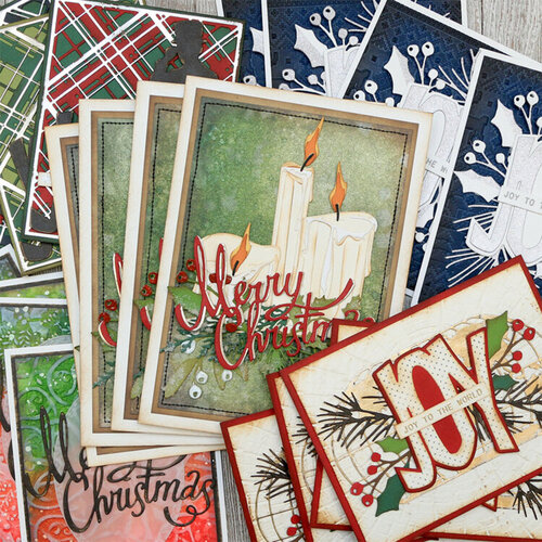 Sizzix - Tim Holtz - Thinlits Dies - Vault Christmas Ribbon