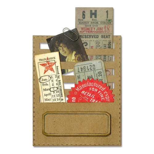 Sizzix - Tim Holtz - Alterations Collection - Thinlits Dies - Stitched Slots 1 Sizzix - Tim Holtz - Alterations Collection - Thinlits Dies - Stitched Slots