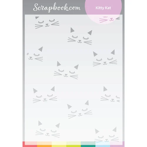 Scrapbook.com - Stencils - Kitty Kat - 6x8 1 Scrapbook.com - Stencils - Kitty Kat - 6x8