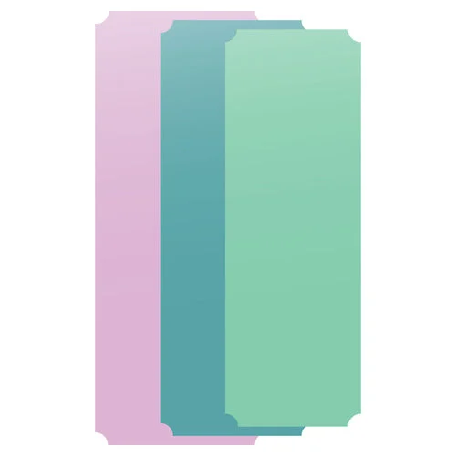 Scrapbook.com - Decorative Die Set - Nested Tickets 1 Scrapbook.com - Decorative Die Set - Nested Tickets