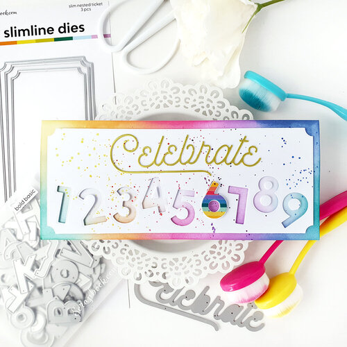 Scrapbook.com - Decorative Die Set - Nested Tickets 9 Scrapbook.com - Decorative Die Set - Nested Tickets