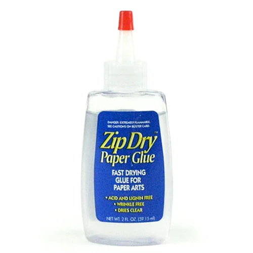 Zip Dry Paper Glue - For Crafts - 2 ounce 1 Zip Dry Paper Glue - For Crafts - 2 ounce