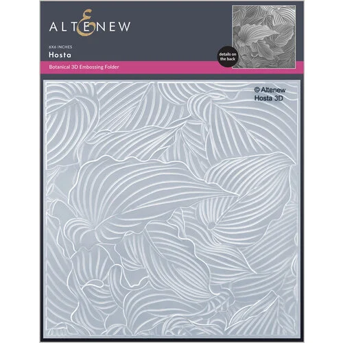 Altenew - Embossing Folder - 3D - Hosta 1 Altenew - Embossing Folder - 3D - Hosta