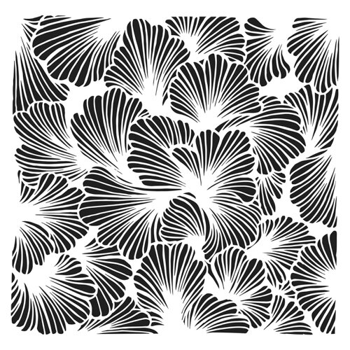 The Crafter's Workshop - 6 x 6 Stencils - Lush Petals 1 The Crafter's Workshop - 6 x 6 Stencils - Lush Petals