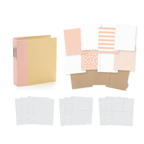 Simple Stories - SNAP Studio Collection - Binder - Blush