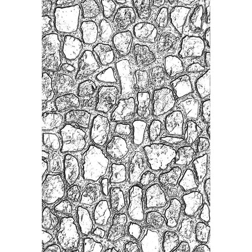 Sizzix - Tim Holtz - 3D Texture Fades - Embossing Folder - Mini Cobblestone 2 Sizzix - Tim Holtz - 3D Texture Fades - Embossing Folder - Mini Cobblestone