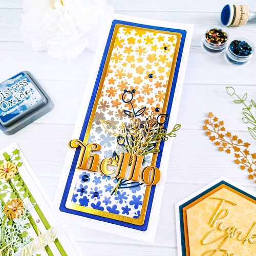 Scrapbook.com - Stencils - Floral Confetti - 6x8 10 Scrapbook.com - Stencils - Floral Confetti - 6x8