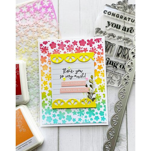 Scrapbook.com - Stencils - Floral Confetti - 6x8 7 Scrapbook.com - Stencils - Floral Confetti - 6x8