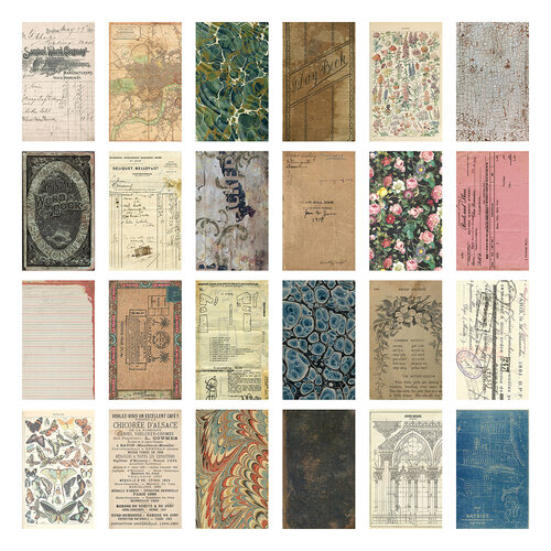 Idea-ology - Tim Holtz - 6 x 10 Backdrops - Volume One