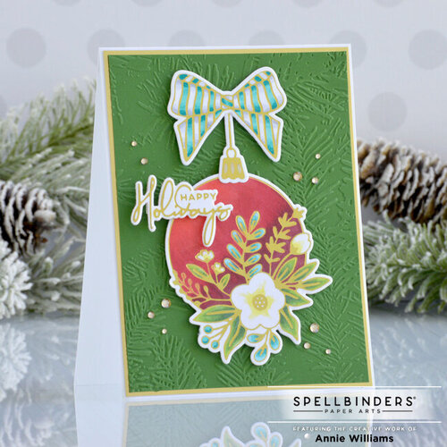 Spellbinders - Embossing Folder - Forevergreen