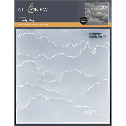 Altenew - Embossing Folder - 3D - Cloudy Day 1 Altenew - Embossing Folder - 3D - Cloudy Day