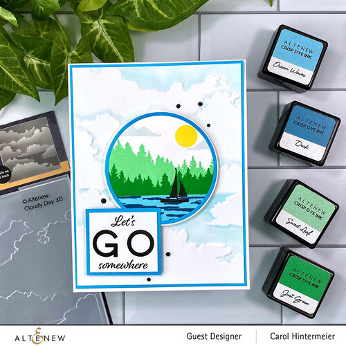 Altenew - Embossing Folder - 3D - Cloudy Day 3 Altenew - Embossing Folder - 3D - Cloudy Day