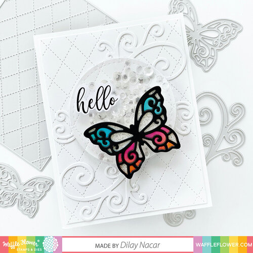 Waffle Flower Crafts - Flat Shaker Cover - Circle - 3 x 3 - 10 Pack 3 Waffle Flower Crafts - Flat Shaker Cover - Circle - 3 x 3 - 10 Pack