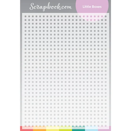 Scrapbook.com - Stencils - Little Boxes - 6x8 1 Scrapbook.com - Stencils - Little Boxes - 6x8