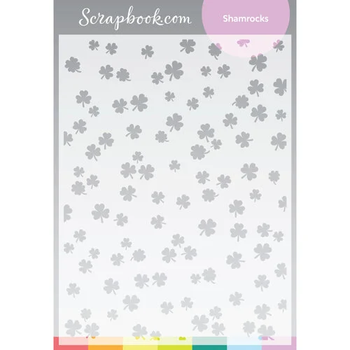 Scrapbook.com - Stencils - Shamrocks - 6x8 1 Scrapbook.com - Stencils - Shamrocks - 6x8