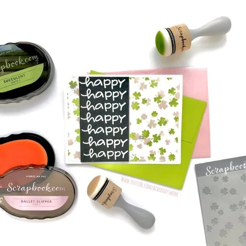 Scrapbook.com - Stencils - Shamrocks - 6x8 4 Scrapbook.com - Stencils - Shamrocks - 6x8