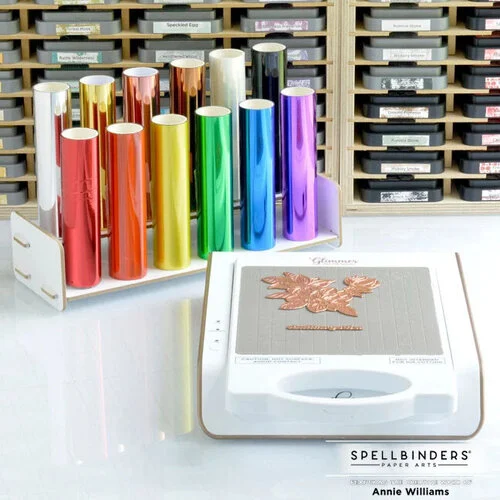 Spellbinders - Glimmer Hot Foil Collection - Assemble and Store - Roll Station 6 Spellbinders - Glimmer Hot Foil Collection - Assemble and Store - Roll Station