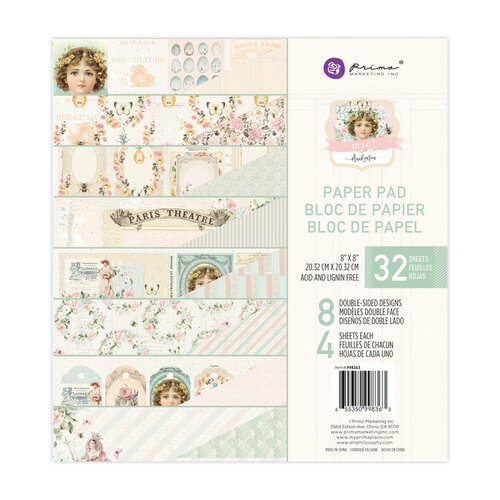Prima - Miel Collection - 8 x 8 Paper Pad 1 Prima - Miel Collection - 8 x 8 Paper Pad